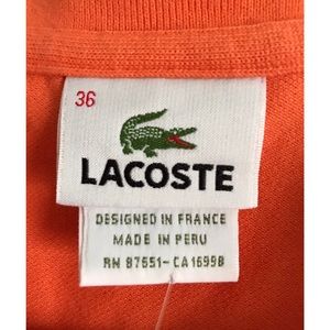 Lacoste Tops - Lacoste women’s orange polo shirt - size 36 (US 4) Lacoste Tops - Lacoste women’s orange polo shirt - size 36 (US 4)